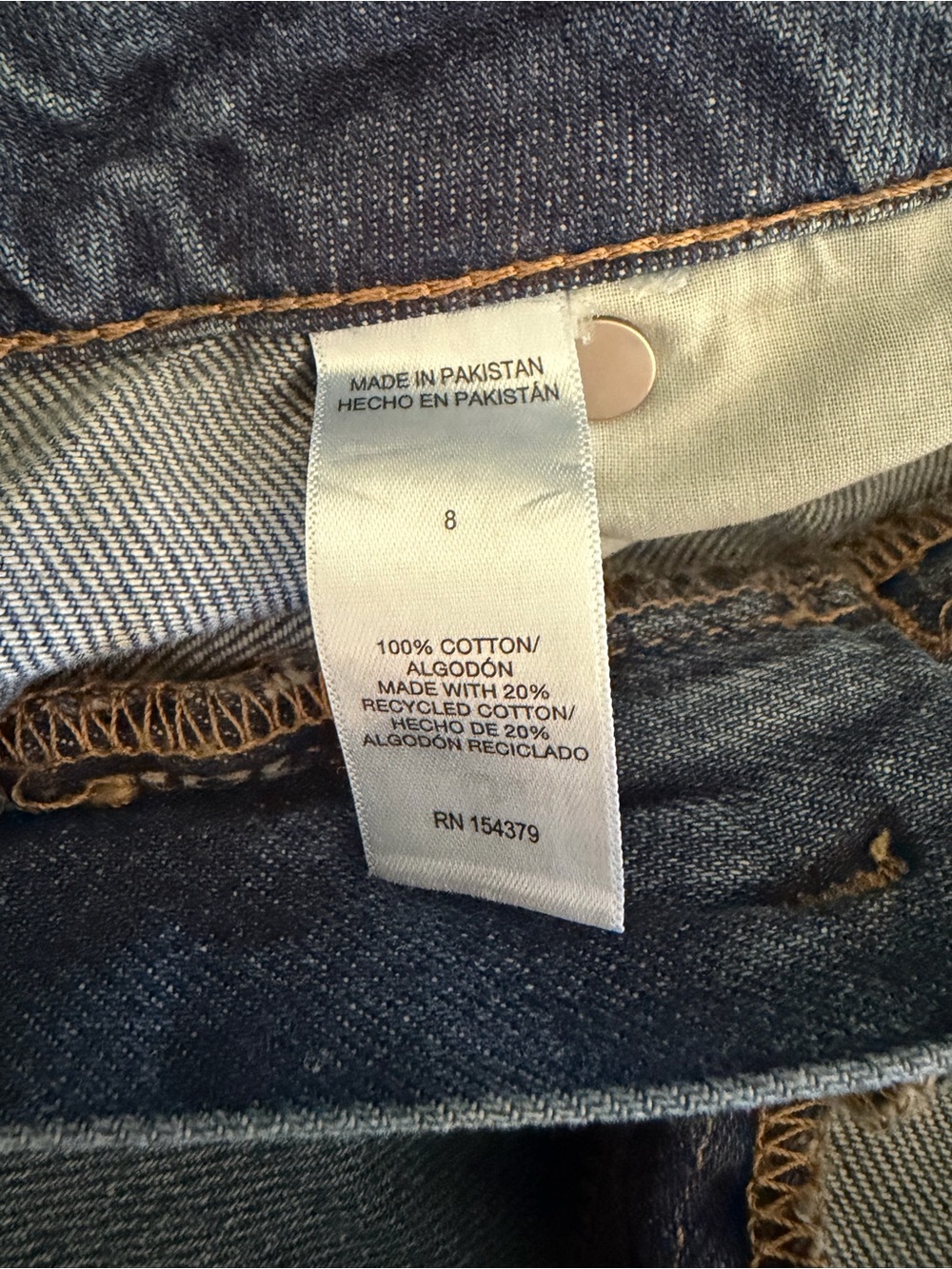 Aeropostale High Rise Wide Leg Jeans Size 8 - Picture 6 of 6